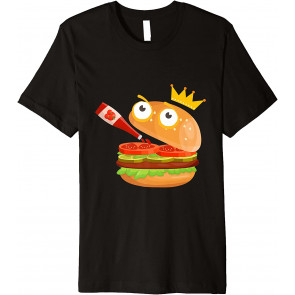 King Hamburger Drinking Tomato Sauce T-Shirt
