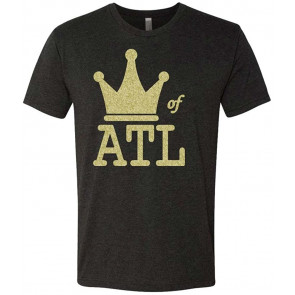 King Of ATL - Atlanta Hip Hop Rap Music Urban - Tri-Blend T-Shirt