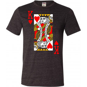King Of Hearts Playing Card T-Shirt