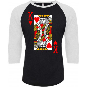 King Of Hearts Playing Card T-Shirt