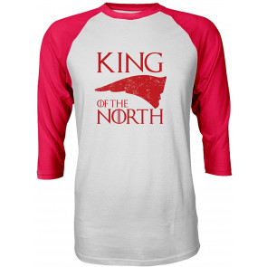 King Of The North England Football Fans Men's Quarter Sleeve T-Shirt