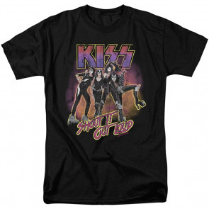 KISS Shout It Out Loud Destroyer Rock Band T-Shirt