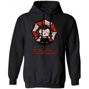 Kitty Resident Alice Evil Umbrella Halloween T-Shirt