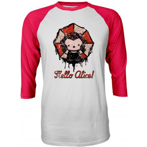 Kitty Resident Alice Evil Umbrella Halloween T-Shirt
