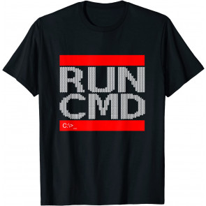 Knitted RUN CMD Ugly Christmas  T-Shirt