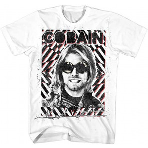 Kurt Cobain Psychedelic Photo Men's T-Shirt