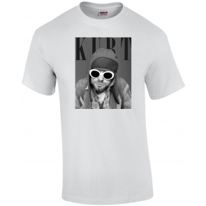 Cobain Kurt In Sun Glasses Juniors Soft T-Shirt