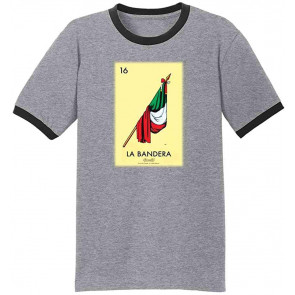 La Bandera Flag Loteria Card Mexican Bingo Graphic T-Shirt