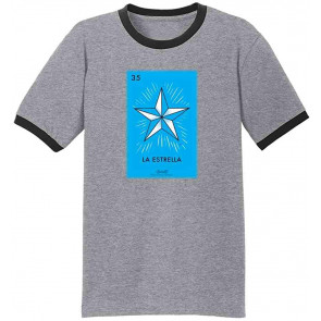 La Estrella Star Loteria Card Mexican Bingo Graphic T-Shirt