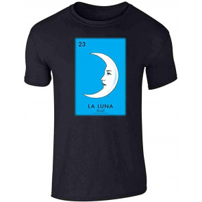 La Luna Moon Loteria Card Mexican Bingo T-Shirt