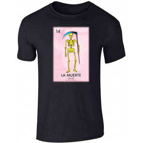 La Muerte Death Loteria Card Mexican Bingo T-Shirt