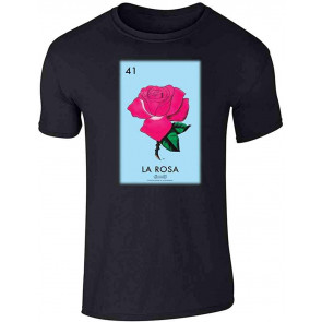 La Rosa Rose Loteria Card Mexican Bingo Graphic T-Shirt