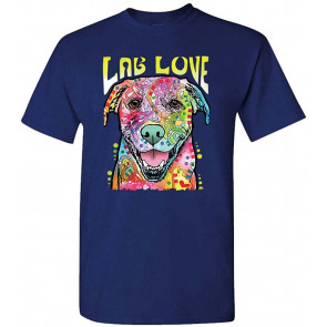 LAB LUV - Dean Russo Dog Modern Art - T-Shirt