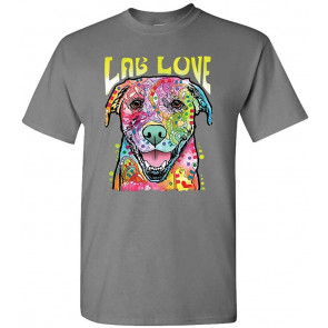 LAB LUV - Dean Russo Dog Modern Art - T-Shirt