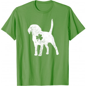 Labrador Shamrock St Patricks Day Lab Dog Lover Gift T-Shirt