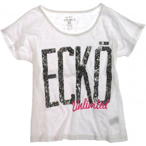 Lace Open Neck T-Shirt