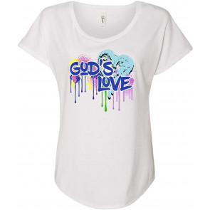 Ladies God's Love Christian Dolman T-Shirt