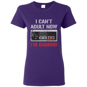 Ladies I Can't Now I'm Gaming Controller Gamer T-Shirt