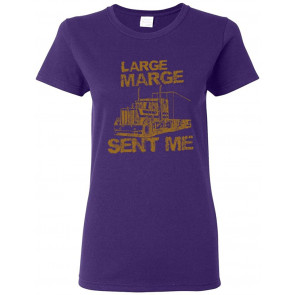 Ladies Large Marge Sent Me Truck TV T-Shirt
