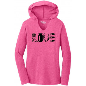 Ladies Love Hunting Hunter Country Redneck T-Shirt