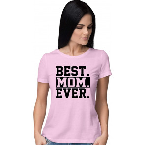 Large Light Pink Womens Best Mom Ever #1 Mom World's Best Mom Mother's Day T-Shirt