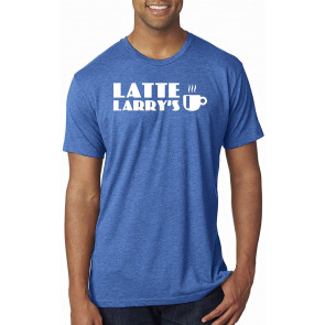 Latte Larry's California Coffee Shop Logo Pop Culture T-Shirt