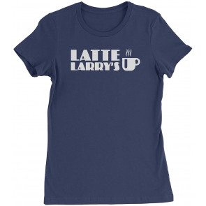 Latte Larry's Enthusiastic Coffee Womens T-Shirt