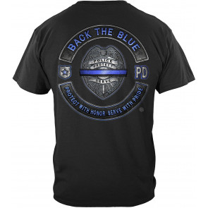 Law Enforcement Back The Blue Law Enforce T-Shirt