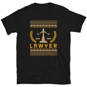 Lawyer Ugly Christmas  Design T-Shirt
