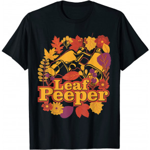 Leaf Peeper - New England Fall Foliage Pun T-Shirt