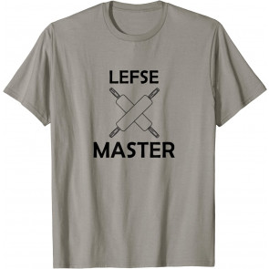 Lefse Master Crossed Rolling Pin Witty T-Shirt