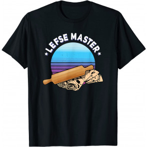 Lefse Norwegian Traditional Food Flatbread Men Women Baker T-Shirt