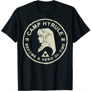 Legend Of Zelda Link Camp Hyrule 1986 Craft T-Shirt