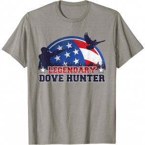 Legendary Dove Hunter American Flag Patriotic T-Shirt