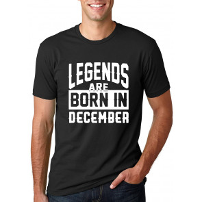 Legends Are Born In White Design T-Shirt