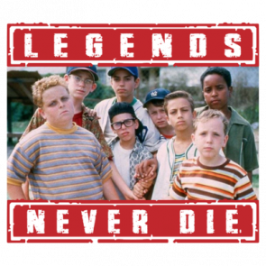 Legends Never Die  The Sandlot  90s Tshirt