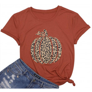 Leopard Pumpkin  T-Shirt