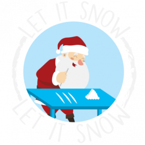 Let It Snow  Santa Cocaine  Banned By Walmart  Christmas Tshirt