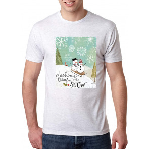 Let It Snow Snowflake Christmas T-Shirt