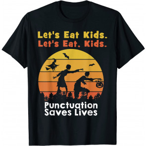 Lets Eat Kids Halloween Zombie T-Shirt