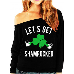 Let's Get Shamrocked St. Patrick's Day Slouchy Light Weight T-Shirt
