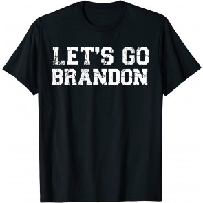 Let's Go Brandon - Vintage Retro Bold Text T-Shirt