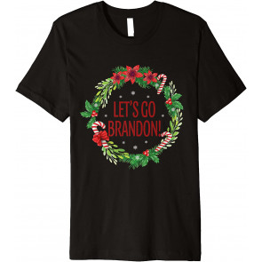 Let's Go Brandon Christmas PJ Chant Meme Political T-Shirt