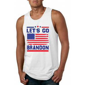 Let's Go Brandon Patriotic FJB US Flag Political T-Shirt