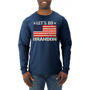 Let's Go Brandon US Flag Political T-Shirt