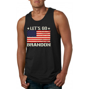 Let's Go Brandon US Flag Political T-Shirt