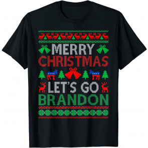 Let's Go Branson Brandon Ugly Christmas  Anti Liberal T-Shirt