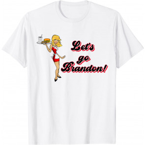 Let's Go Creepy Joe Beautiful Nostalgic Waitress Christmas T-Shirt