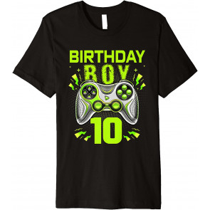 Level 10 Unlocked 10 Year Old Video Game 10th Birthday Gift T-Shirt