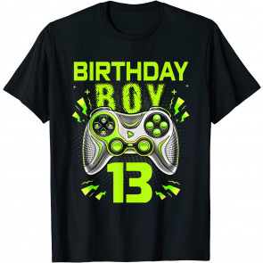 Level 13 Unlocked 13 Year Old Video Game 13th Birthday Gift T-Shirt